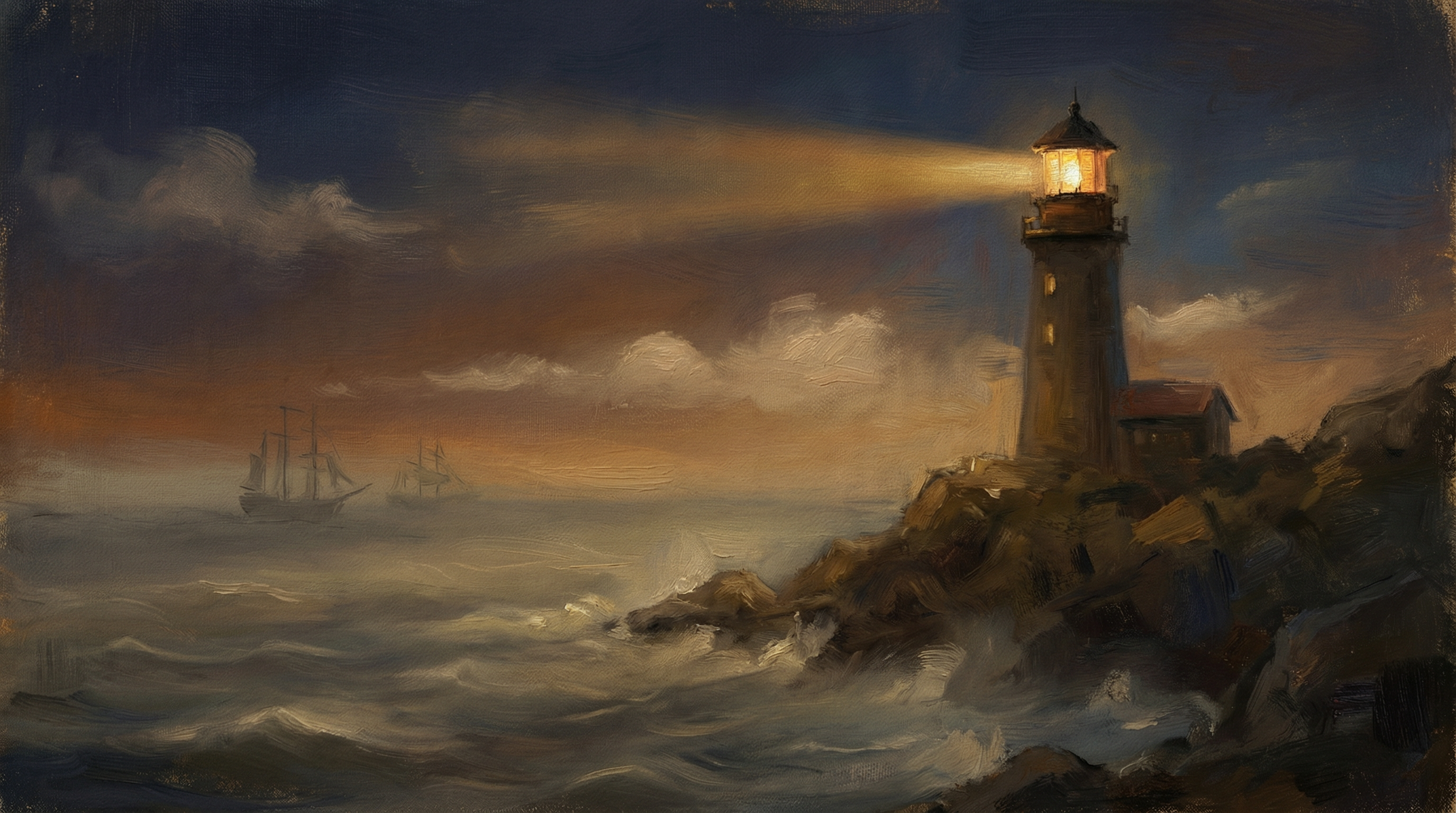 A conceptual image of AI visibility, showing brand logos appearing in an AI chat interface.